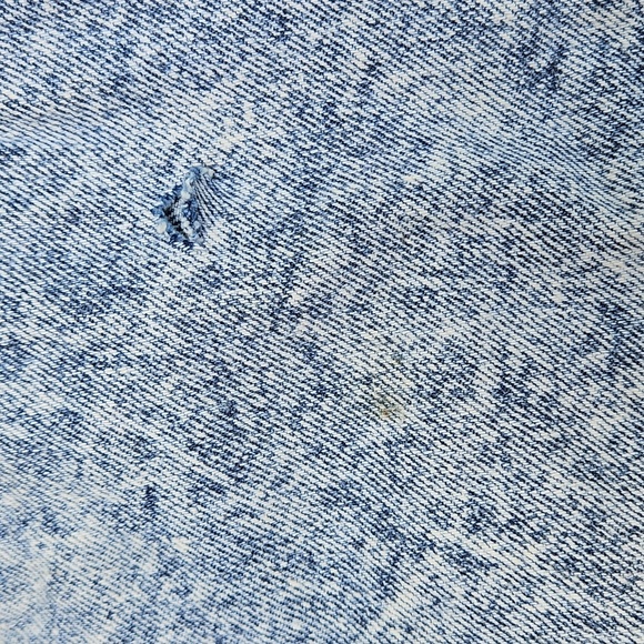 Vintage 80s Acid Wash Denim Jeans Deadstock Chic Sz 16 Womens 30x30 - Picture 10 of 13